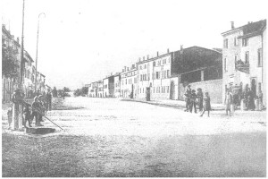 Vista dell'Istituto Canossiano di Villafranca di Verona agli inizi del 1900